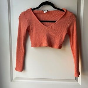 Fashion Nova medium hooded sweater crop top